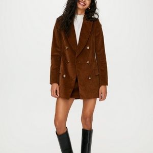 Aritzia Wilfred Blazer Margaux - Terrazzo Brown